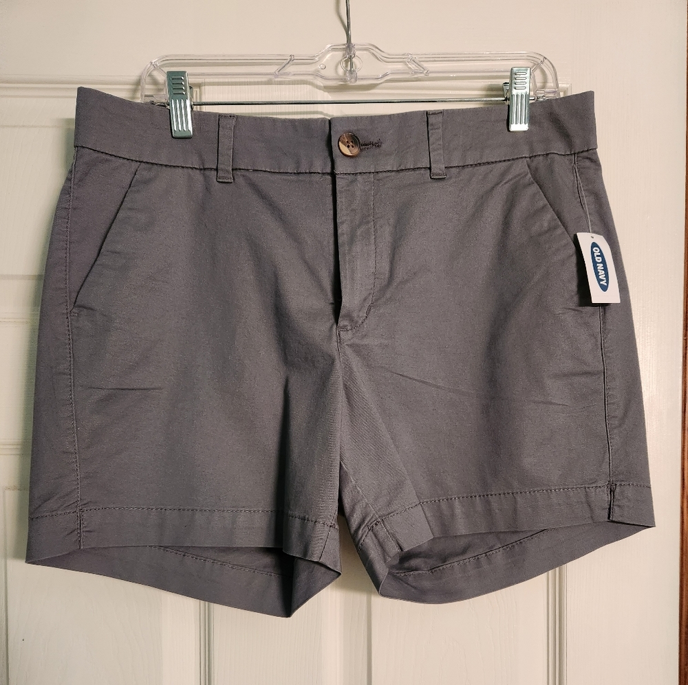 Old Navy Grey Chino shorts Size 10